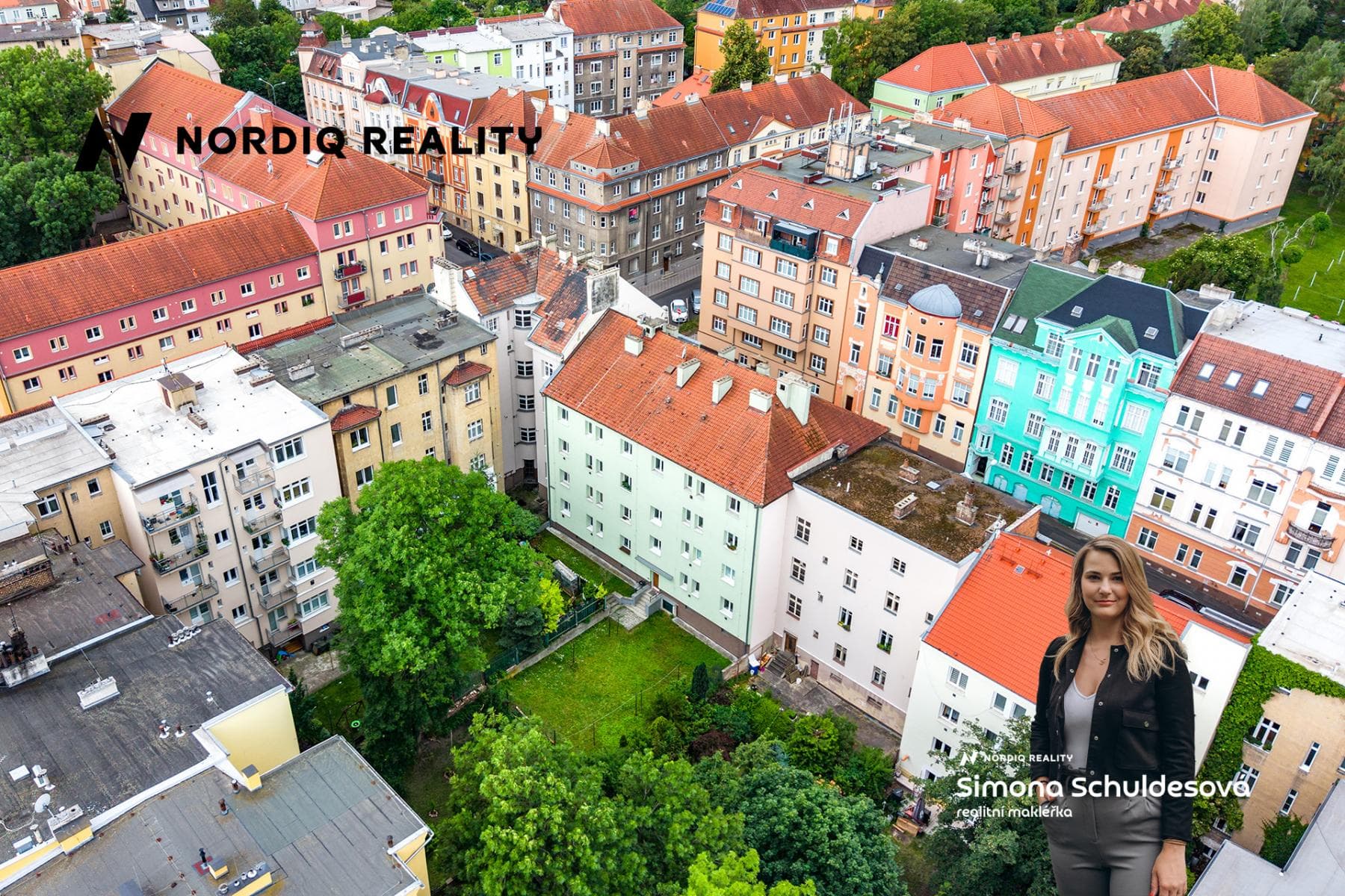 Pronájem bytu 1+1, 42 m2, společná zahrada ve vnitrobloku, Mostecká, Teplice