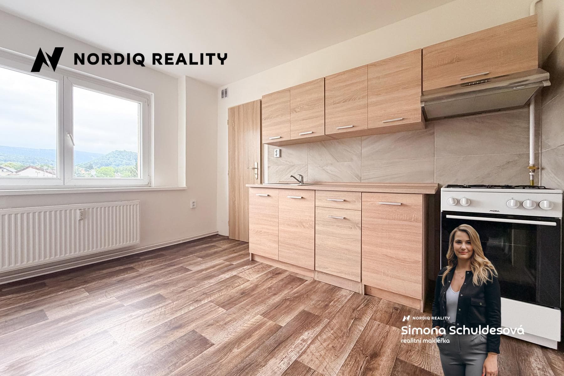 Pronájem bytu 1+1, 40 m2, Lipová, Dubí — fotografie 1